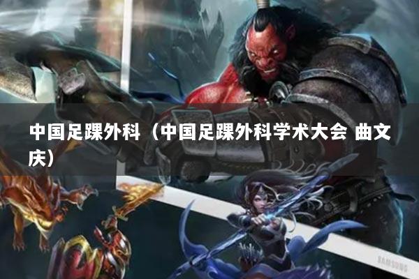 中国足踝外科（中国足踝外科学术大会 曲文庆）